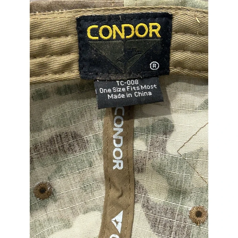 Condor TC-008 Multicolor Camouflage Basesball Hat‎ Curved Buckle One Size